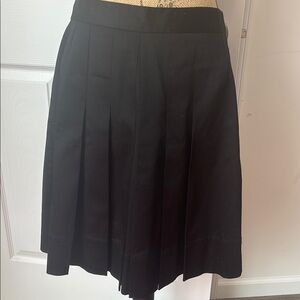 Classic Black Pleated Skirt